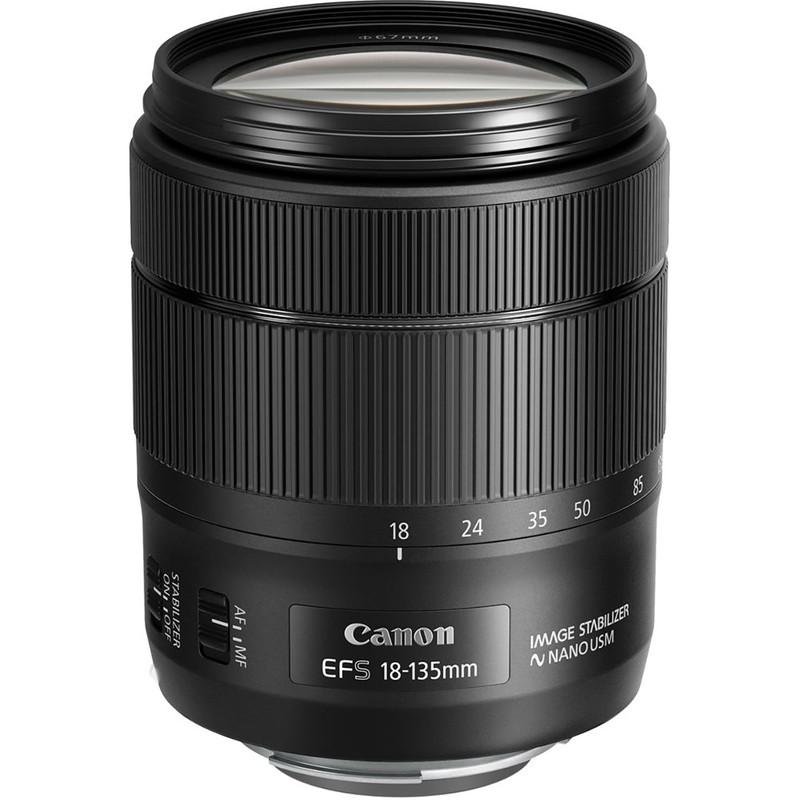 لنز Canon EF-S 18-135mm f/3.5-5.6 IS USM No Box