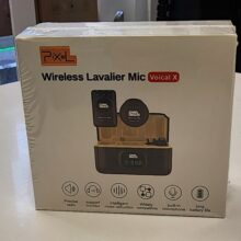 میکروفون دوکاربره wireless lavslier mic voical x pixel