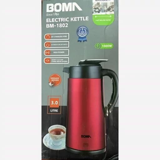 کتری فلاسک برقی بوما مدل BM-1802 | ظرفیت 3 لیتر