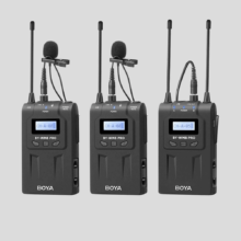 ست میکروفن بی سیم بویا مدل WM8 PRO K2مجموعه 3 عددی