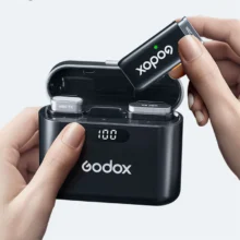 میکروفون بی‌سیم یقه‌ای گودکس Godox WES2 KIT2 Wireless Microphone