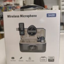 میکروفون دوکاربره سکه ای wierless microphone SH20 dual