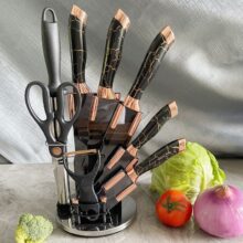 سرویس چاقوی آشپزخانه دسینی مدل Z1171، 9 پارچه