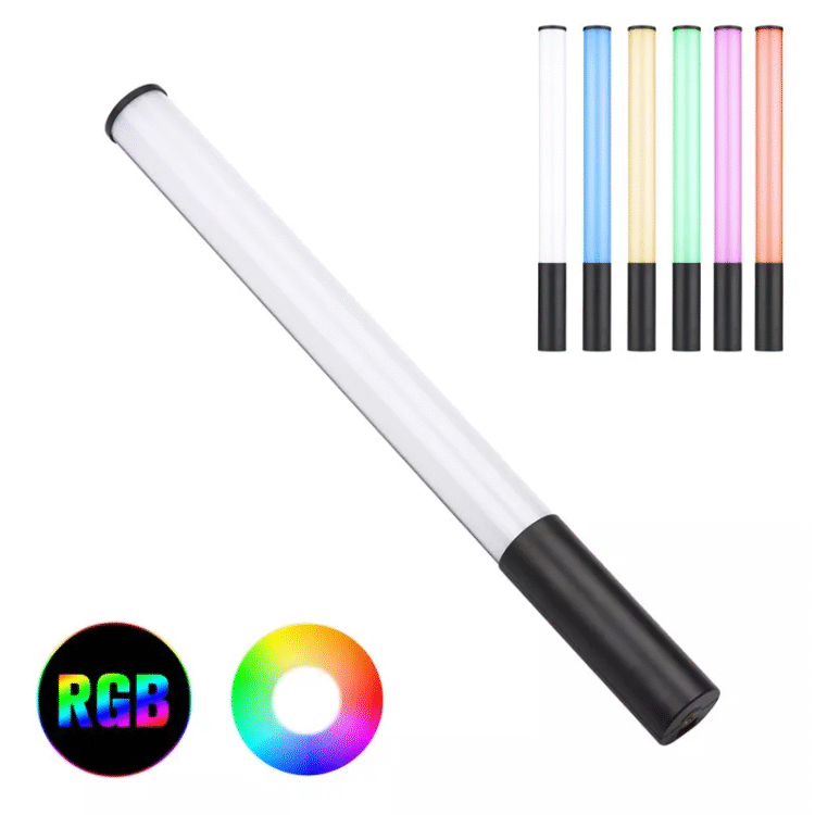 باتوم لایت اندور Andoer D11080 Taşınabilir RGB LED Video Film Vlog
