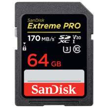 کارت حافظه سندیسک Sandisk SD 64 GB 170 MB/S 633X