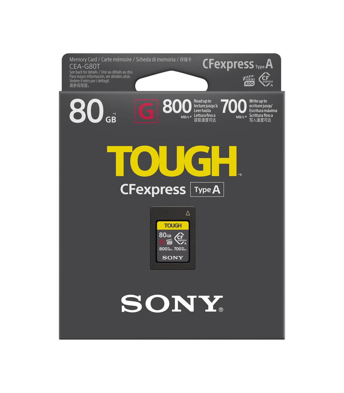 کارت حافظه سی اف اکسپرس سونی SONY 80GB CFEXPRESS TYPE A TOUGH