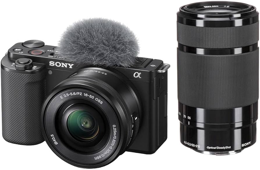 دوربین بدون آینه سونی Sony ZV-E10 Mirrorless Camera kit 16 50 kit 55 210MM